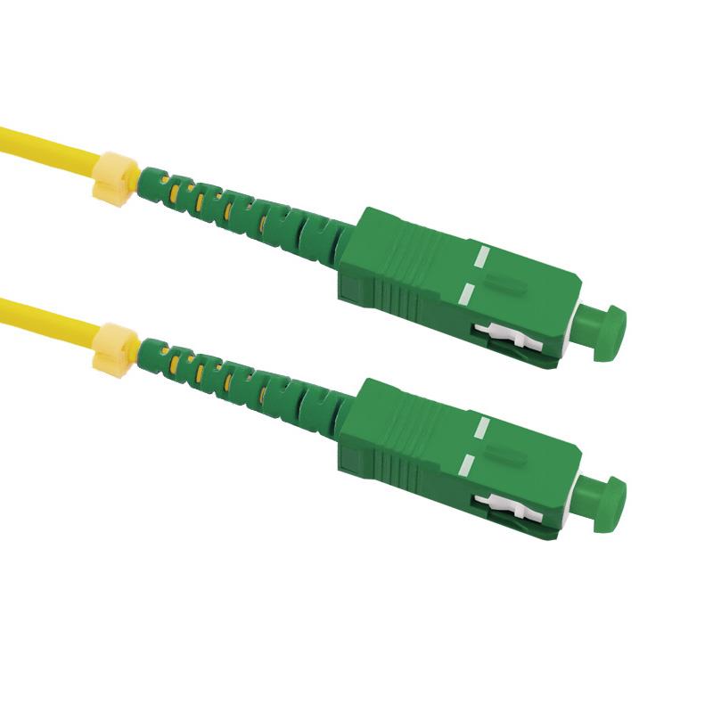 Optic patchcord SC/APC/  SC/APC SM 9/125 G652D 1 kabelis, vads