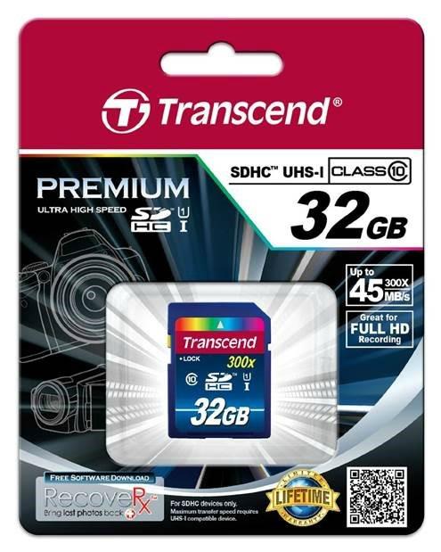 TRANSCEND SDHC 32GB CL  10 90/20 MB/s UHS-I x30 atmiņas karte