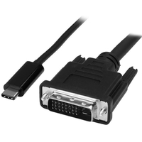 USB-C auf DVI Adapterkabel - 2m - 1920x1200 (CDP2DVIMM2MB) kabelis, vads