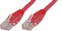 MicroConnect U/UTP CAT6 0.25M Red PVC  Unshielded Network Cable, 5704174127529 kabelis, vads