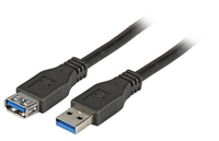 EFB USB3.0 cable Extension cable Type-A, Premium, 1m (K5237.1) kabelis, vads