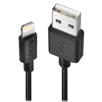 Lindy USB an Lightning Kabel schwarz 3m kabelis, vads