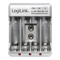 LogiLink Battery charger for Ni-M H / ni-Cd AA / AAA/ 9V Baterija