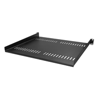 StarTech.com Vented 1U Rack Shelf - 16 in. Deep Rack - Shelf - Black - 1U - 40.6 cm (16 ) Datora korpuss