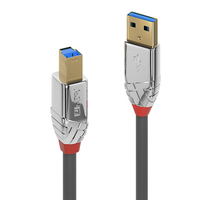 Lindy USB 3.0 Typ A an B Kabel Cromo Line 1m kabelis, vads