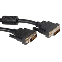 ROLINE MonitorCable DVI, ST- ST (24+1) dual link 1,0m (11.04.5521) kabelis, vads