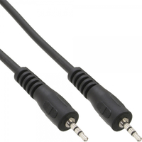 99936H 1m 2.5mm 2.5mm Schwarz Audio-Kabel (99936H) kabelis, vads