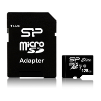 Silicon Power memory card Micro SDXC 128GB Class 10 Elite UHS-1 +Adapter atmiņas karte