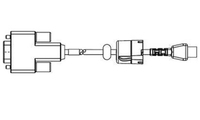 Zebra - Cable Serial - DB- 9 (W) - for QLn 220, 320 (P1031365- 053) printeris