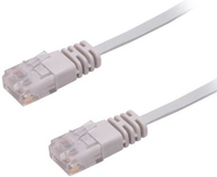 MicroConnect U/UTP CAT6 0.50M Grey Flat  Unshielded Network Cable, 5704174170907 kabelis, vads