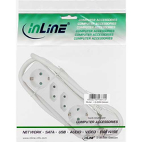 InLine - power strip - 4 output plug (16441W) nepārtrauktas barošanas avots UPS