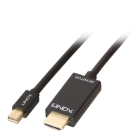 Lindy Mini-DisplayPort an HDMI Kabel 4K30 (DP: passiv) 5m kabelis, vads