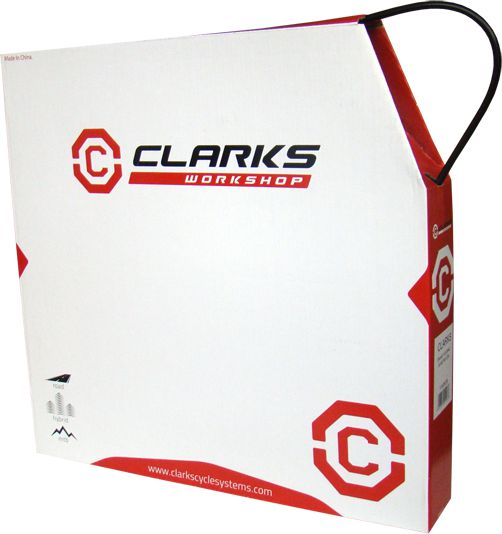 Clarks Pancerz hamulca CLARK'S 2P z teflonem 5mm x 30metrow czerwony CLA-Y1005DBRED (5021646012092)