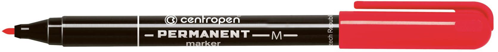 Centropen marker 2846 czerwony permanentny okragla koncowka 1,00mm (628469404) 628469404 (8595013612279)