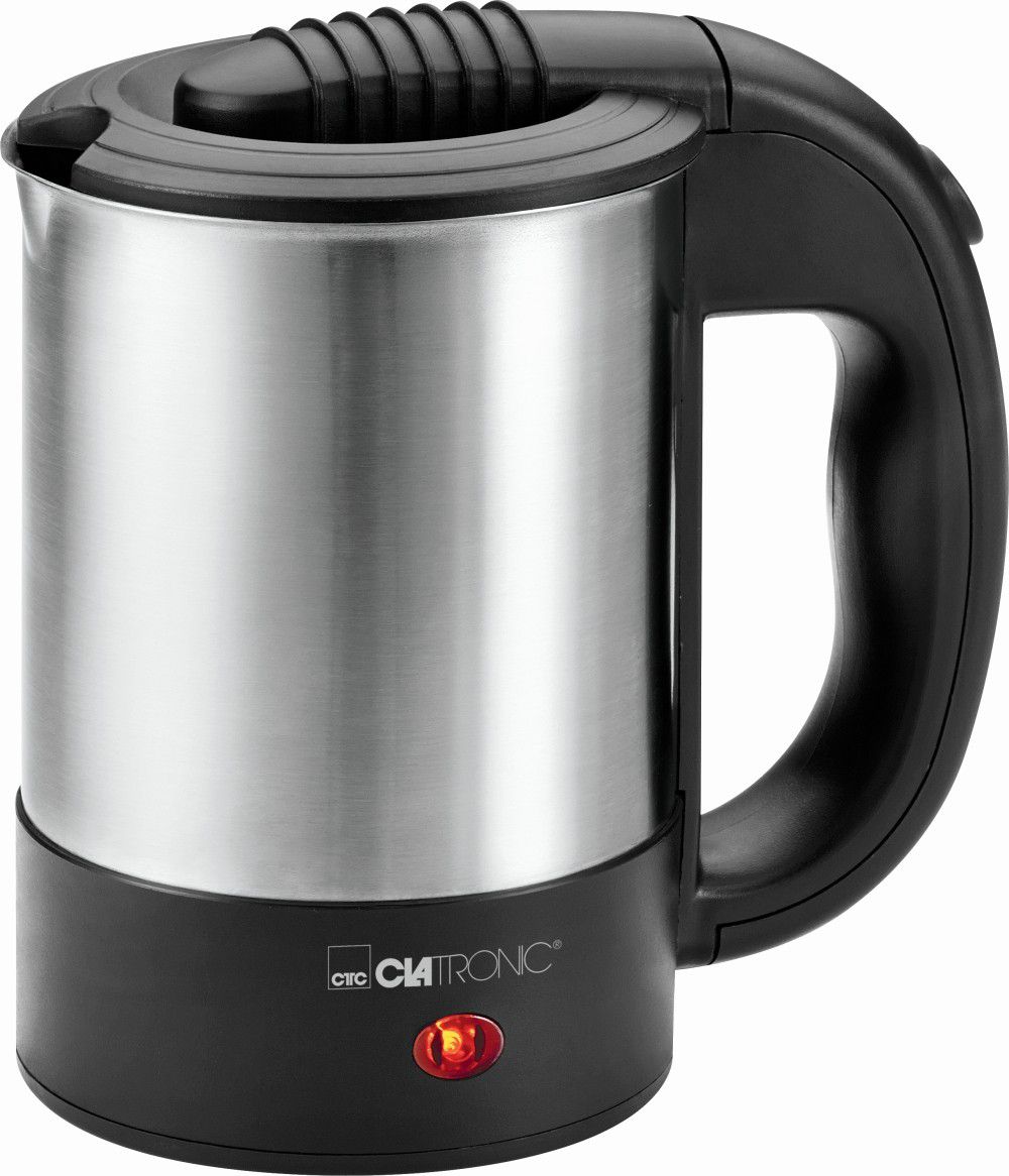 Clatronic WKR 3624 electric kettle 0.5 L Black,Stainless steel 1000 W Elektriskā Tējkanna