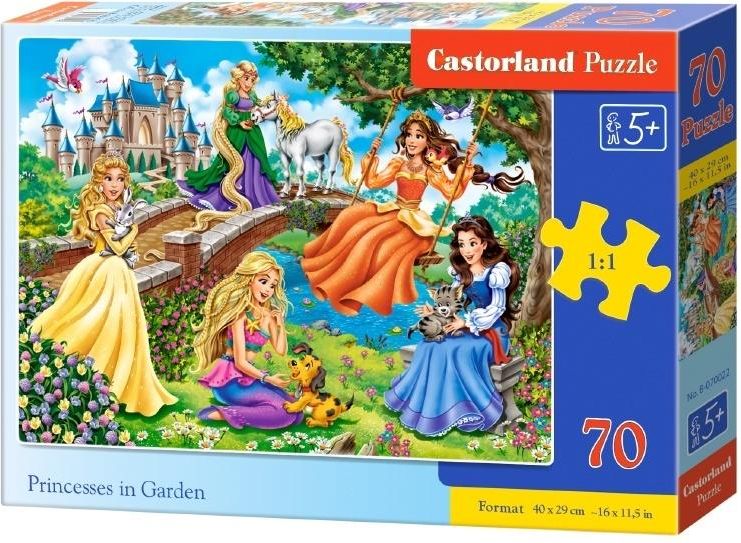 Castorland Puzzle 70 Princess in Garden 290209 (5904438070022) puzle, puzzle