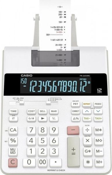 Kalkulator Casio HR-150RCE BEZ ZAS HR 150 RCE (4971850099673) kalkulators