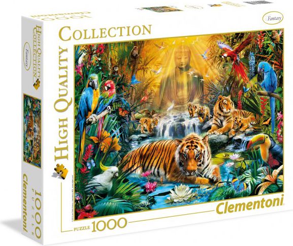 Clementoni Puzzle 1000el HQ Mystic Tigers (39380) puzle, puzzle