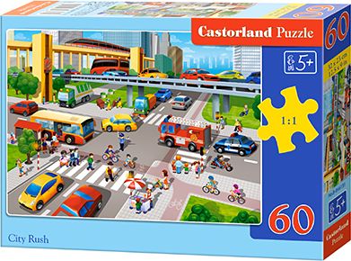 Castorland Puzzle City Rush 60 pieces (287338) puzle, puzzle