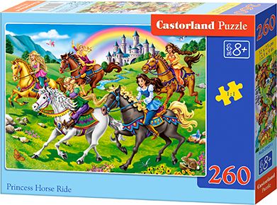 Castorland Puzzle Princess Horse Ride 260 elementow (287348) 287348 (5904438027507) puzle, puzzle