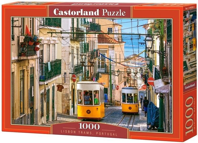 Castorland Puzzle 1000 Lisbon Trams Portugal 297460 (5904438104260) puzle, puzzle