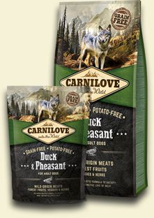 Carnilove Duck & Pheasant For Adult - 1.5 kg VAT003542 (8595602508877) barība suņiem