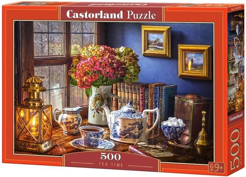 Castor Puzzle 500 pcs - Tea Time puzle, puzzle