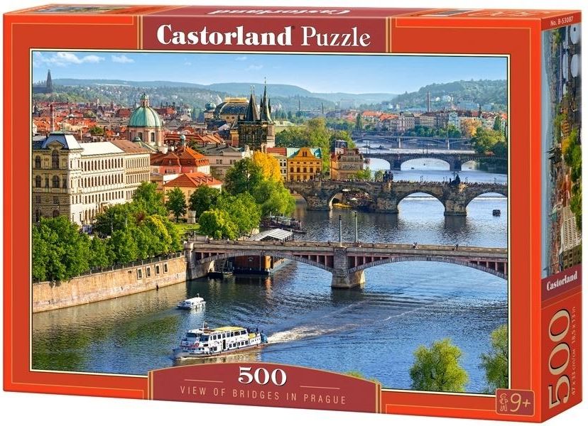 Castorland Puzzle 500 View of Bridges in Prague puzle, puzzle