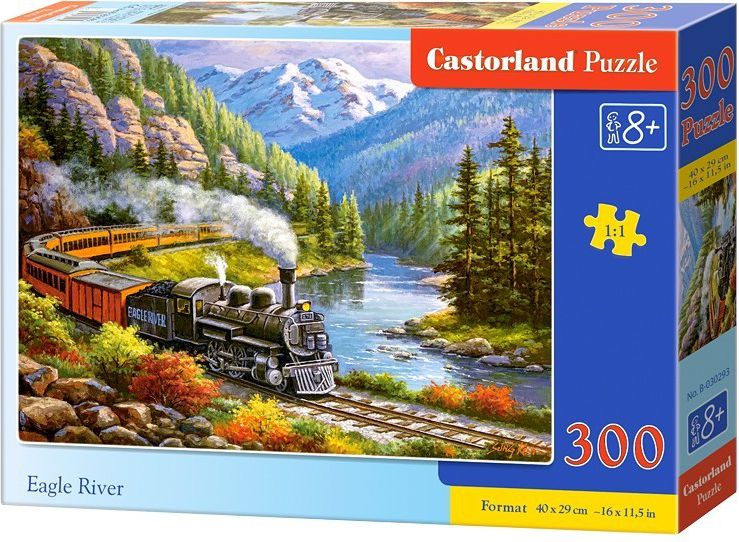 Castorland Puzzle Eagle River 300 elementow (247003) GXP-598786 (5904438030293) puzle, puzzle