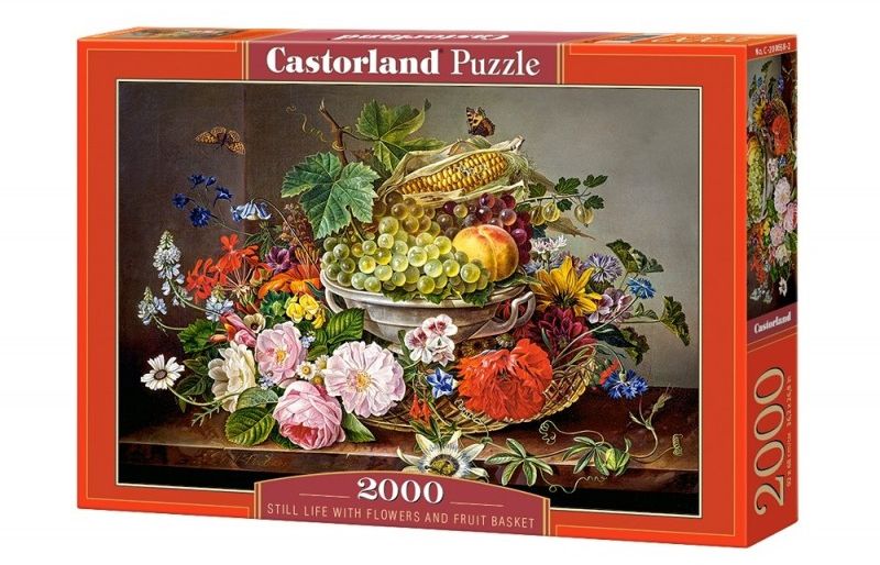 Castorland 2000 pieces Fruit and flower basket puzle, puzzle