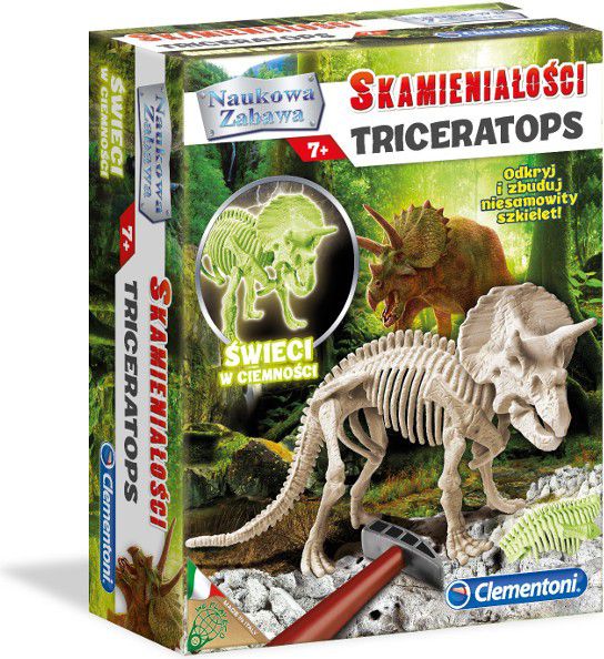 Clementoni Skamienialosci Triceratops - 60892 konstruktors