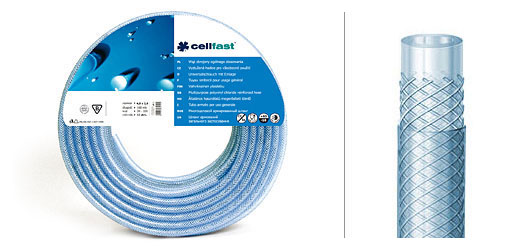 Cellfast Waz zbrojony ogolnego stosowania 10 x 3mm 50m 20-105 989457 (5901828853593) Dārza laistīšanas iekārtas