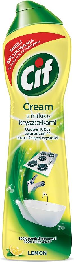 Cif Cream Lemon Milk with Micro-Crystals 540 g Sadzīves ķīmija