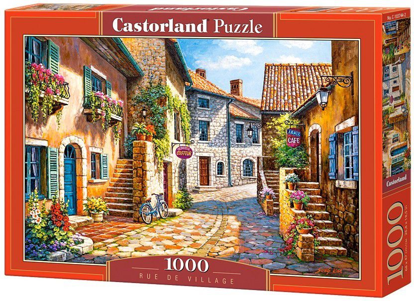 CASTOR 1000 EL. Rue de Village puzle, puzzle