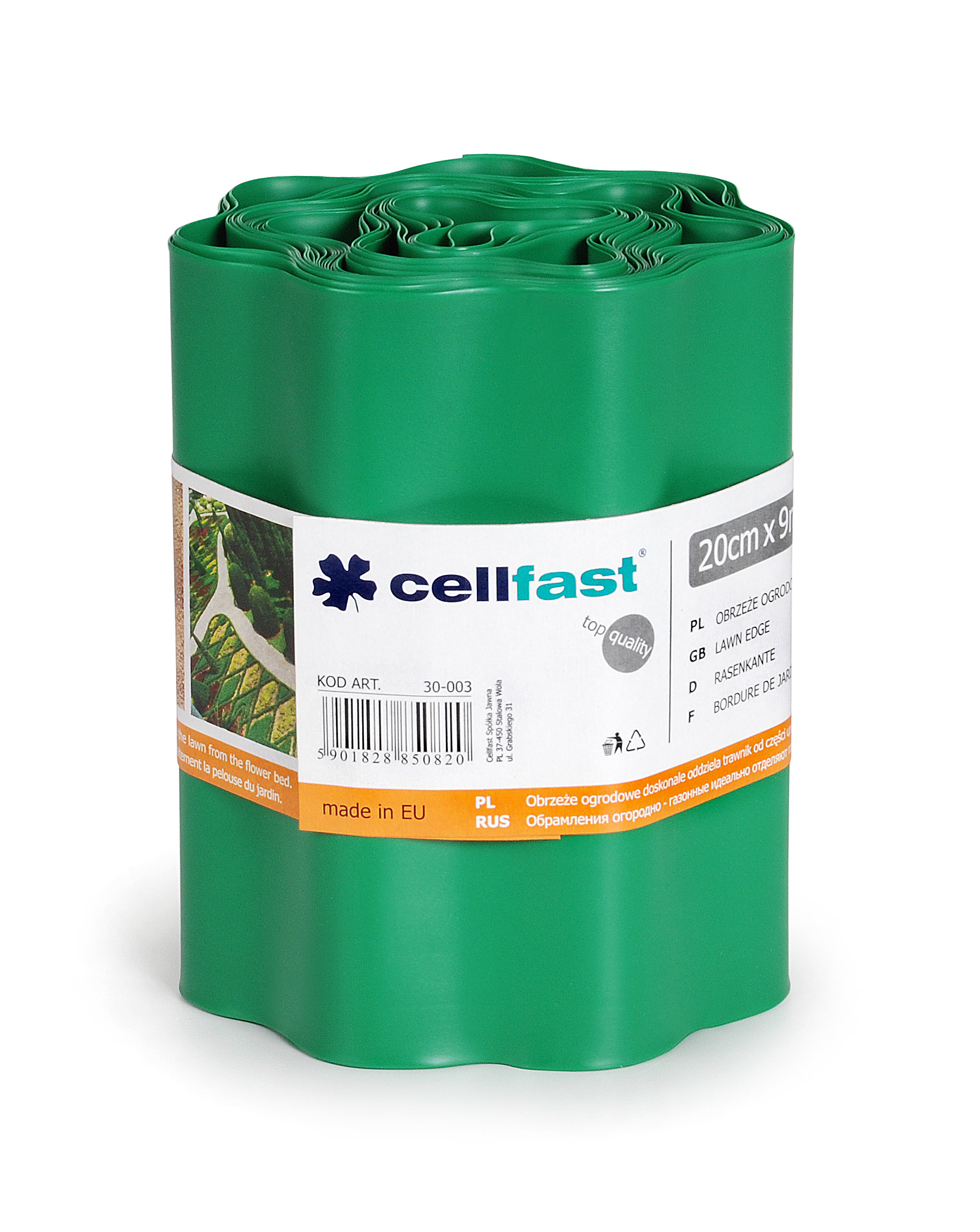 Cellfast Obrzeze ogrodowe zielen 20cm x 9m 30-003 989982 (5901828850820)