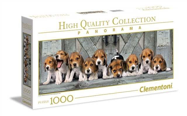 Clementoni Puzzle 1000el Panorama Beagles 39435 CLEMENTONI (8005125394357) puzle, puzzle