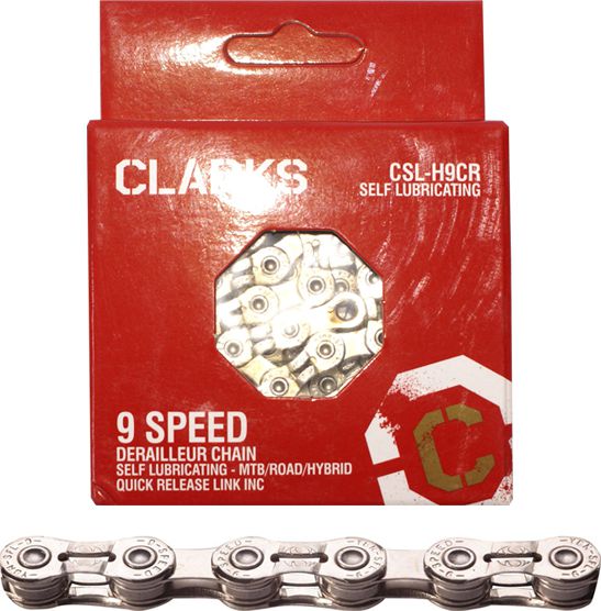 Clarks Lancuch rowerowy YBN CSL-H9CR SHIMANO CAMPAGNOLO SRAM (9 Biegow, 1/2