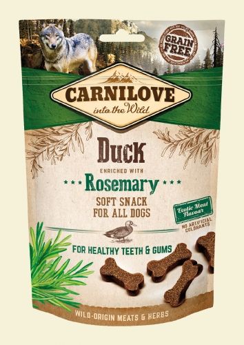 Carnilove Przysmak Dog Snack Fresh Soft Duck+Rosemary 200g 93079 (8595602527311)