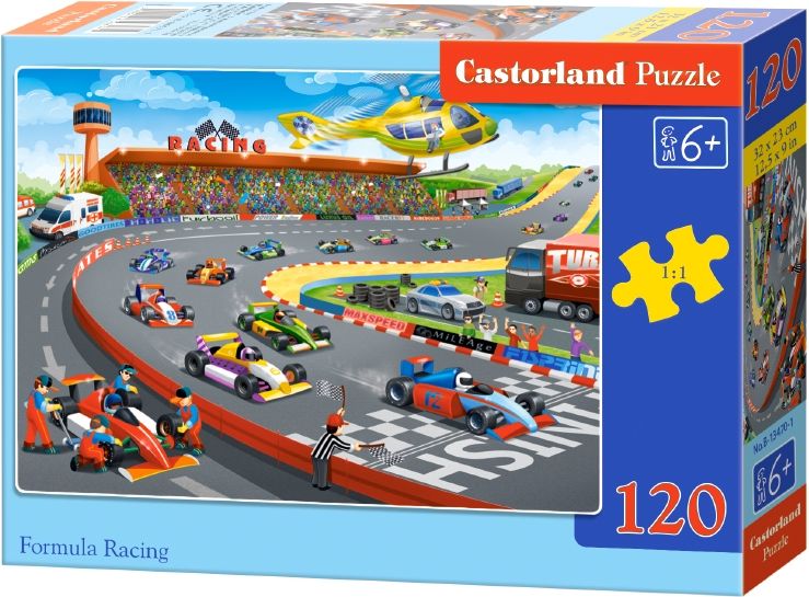 Castorland Puzzle Formula Racing 120 pieces puzle, puzzle