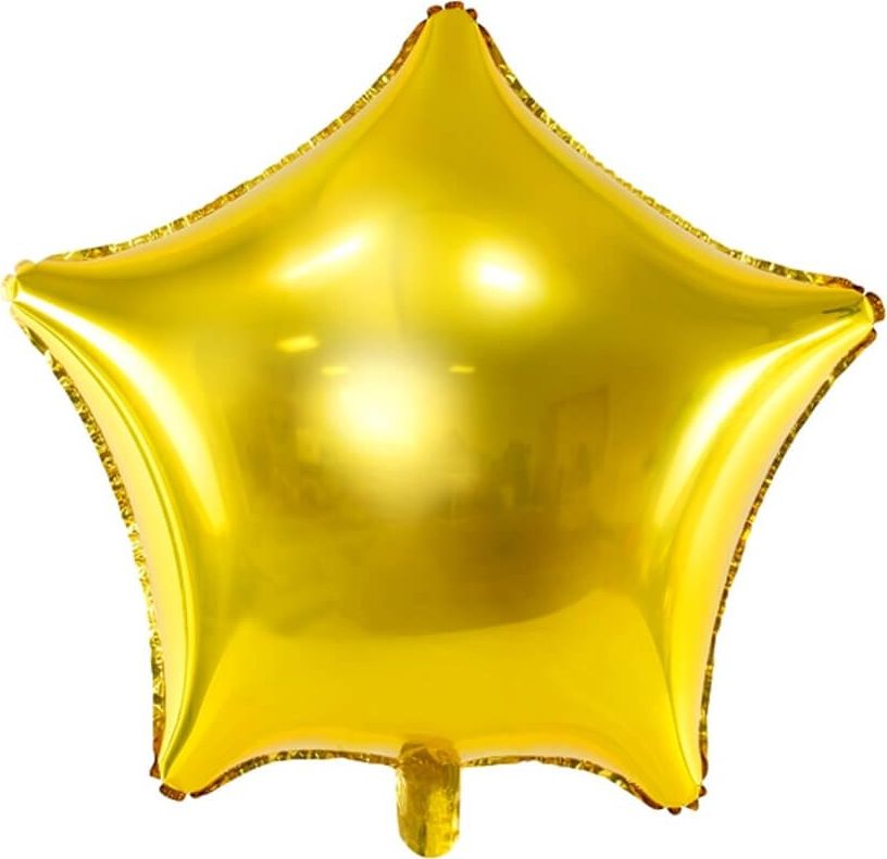 Party Deco Balon foliowy gwiazda zlota - 48 cm - 1 szt. uniwersalny PARX1244 (5902230736412)