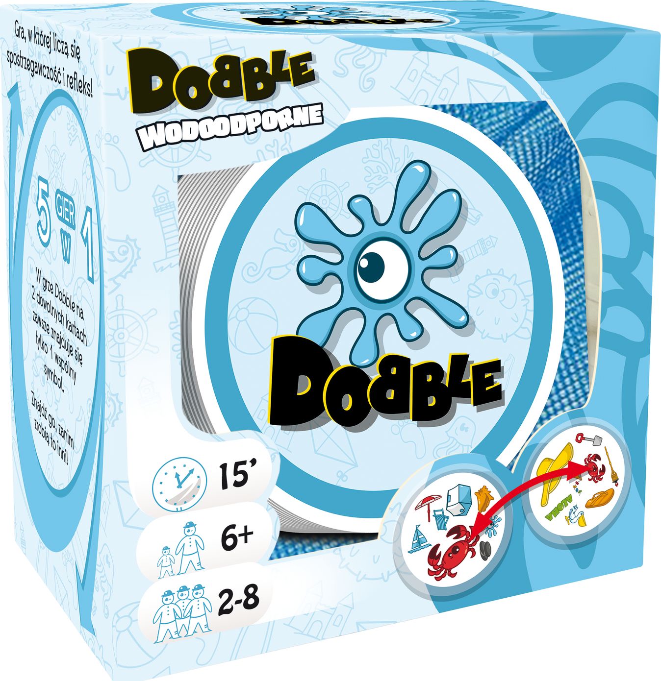 Rebel Dobble Waterproof (poļu valodā) galda spēle