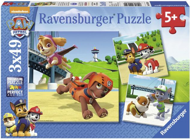 Ravensburger Puzzle 3w1. Psi Patrol (RAP 092390) puzle, puzzle