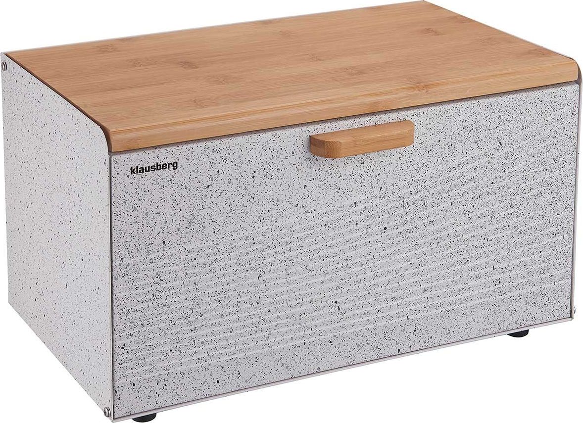 Klausberg bread box made of wood and steel (KB-7466)