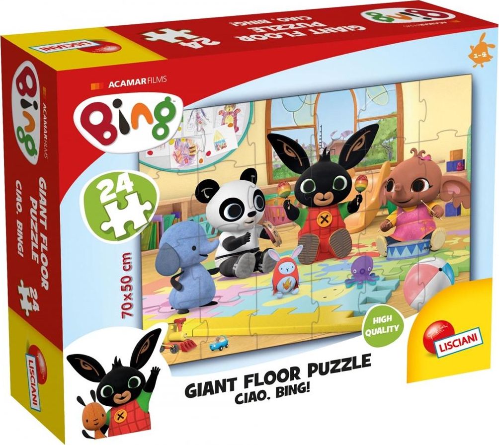 LISCIANI Puzzle Huge floor puzzle 2 Bing puzle, puzzle