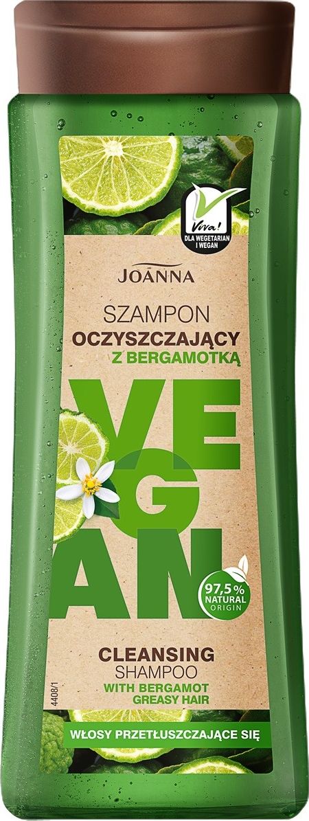 Joanna Vegan szampon oczyszczajacy bergamotka 521482 (5901018019297) Matu šampūns