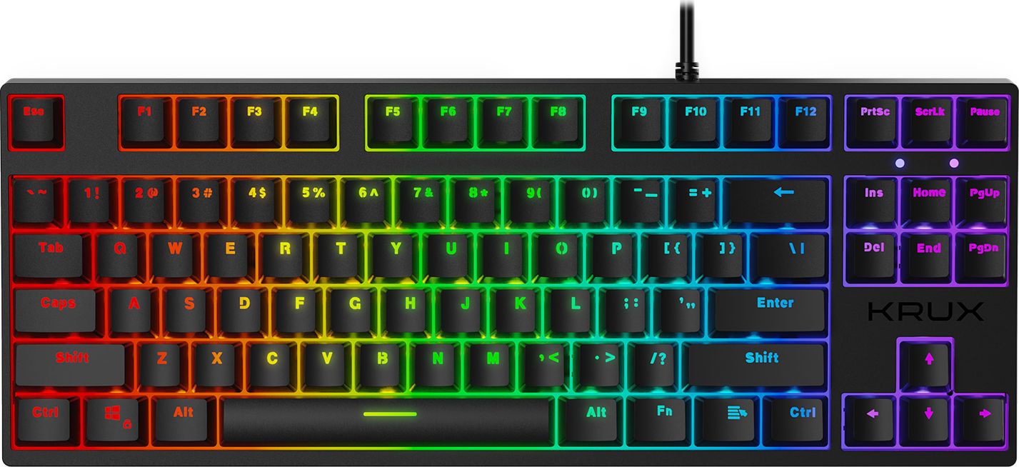 KRUX Atax PRO RGB Outemu Red TKL klaviatūra