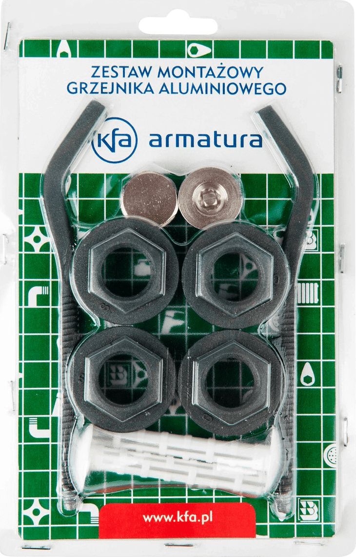 KFA set of plugs and hooks for radiator G500F anthracite, graphite (878-200-61)