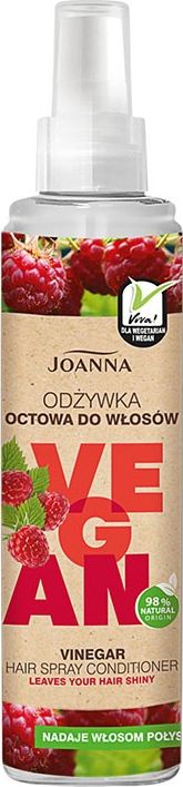 Joanna Joanna Vegan Odzywka octowa do wlosow nadajaca polysk w sprayu - wlosy kazdego rodzaju 150ml 522485 (5901018019839)