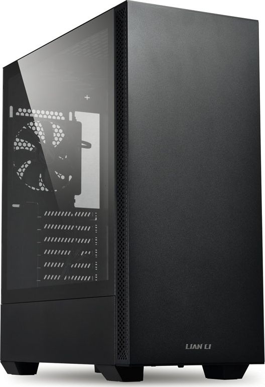 Lian Li LANCOOL 205 Midi-Tower, Tempered Glass - schwarz Datora korpuss