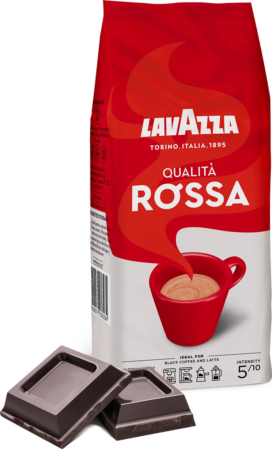 Kawa ziarnista Lavazza Qualita Rossa 250 g 6263701 (8000070036284) piederumi kafijas automātiem